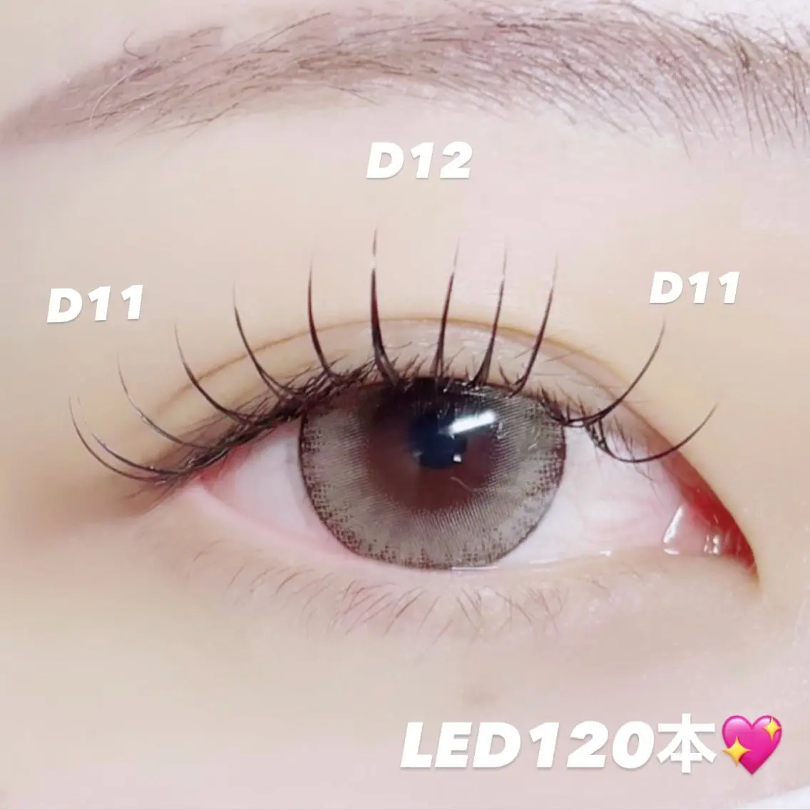 LEDエクステ120本💎の写真