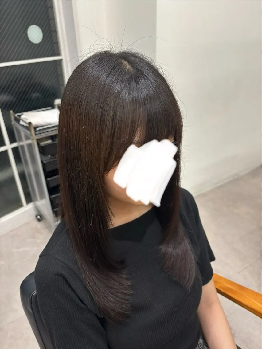 セミロング 田中澪🩵ྀི /HUG横浜のヘアスタイル