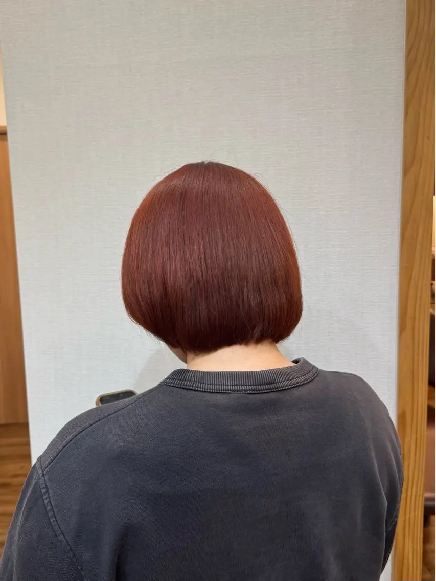 カラー カシス オレンジ モデル募集中 あゆのヘアスタイル