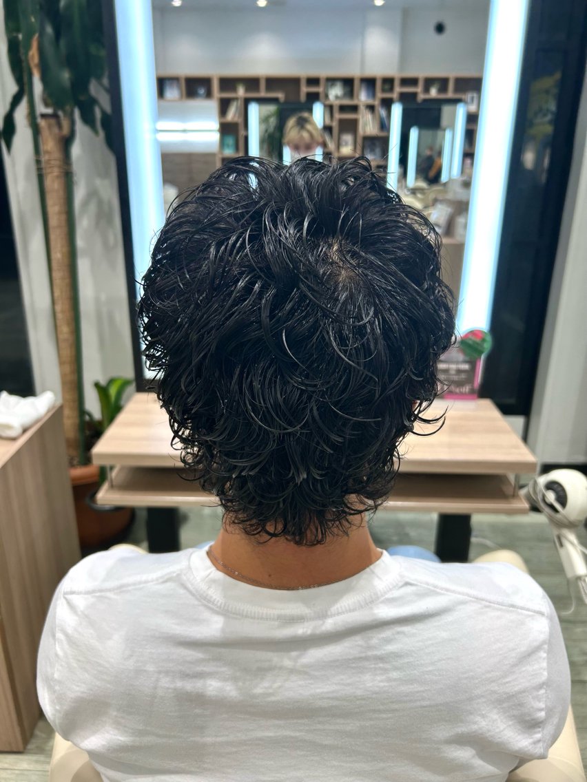 パーマ メンズ 髙沢 蓮のヘアスタイル