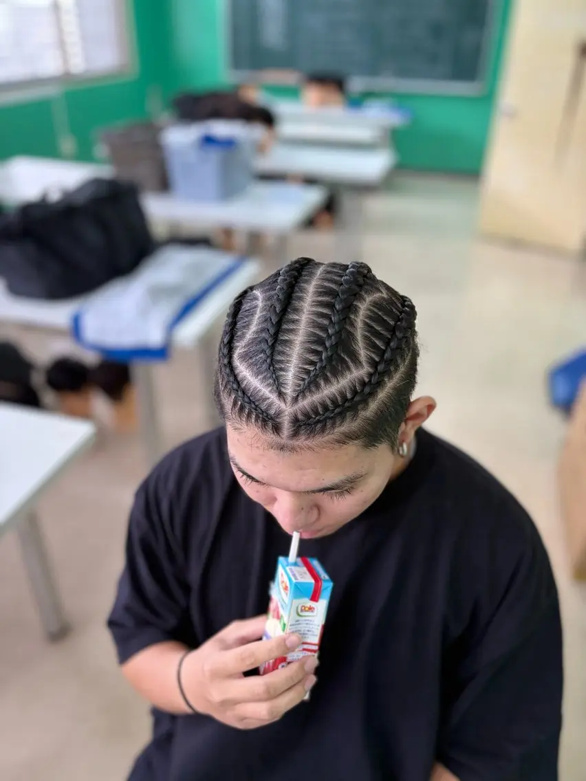 ロング メンズ 大城 涼のヘアスタイル