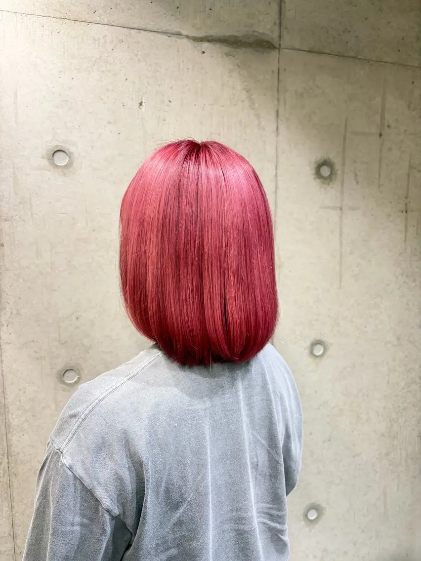 ミディアム ヘアカラー トリートメント 中尾 妃萌那のヘアスタイル