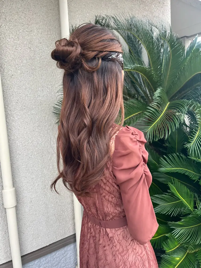 ヘアアレンジ ヘアセット 松本 茜のヘアスタイル
