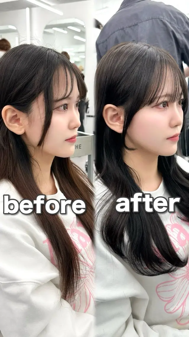 セミロング カラー メンズ メンズ韓国風 透明感カラー 韓国風ヘア レイヤーカット カット ヘアカラー トリートメント ヘッドスパ ヘアセット 前髪顔まわりカット 🌈中村海聖のヘアスタイル