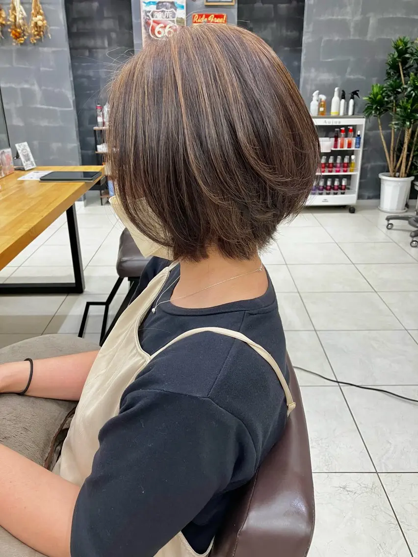 ショート カット 🦔Laulu 菅原綾乃のヘアスタイル