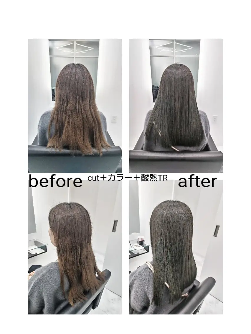ロング カラー ヘアカラー トリートメント 🌌髪質改善特化🌌 美髪💎齋藤玲子のヘアスタイル