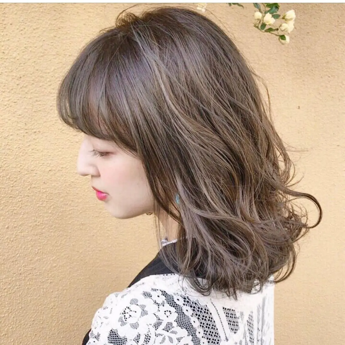 ミディアム カラー パーマ ヘアアレンジ カット ヘアカラー トリートメント 💛カラー大人気💛 c i a t eのヘアスタイル