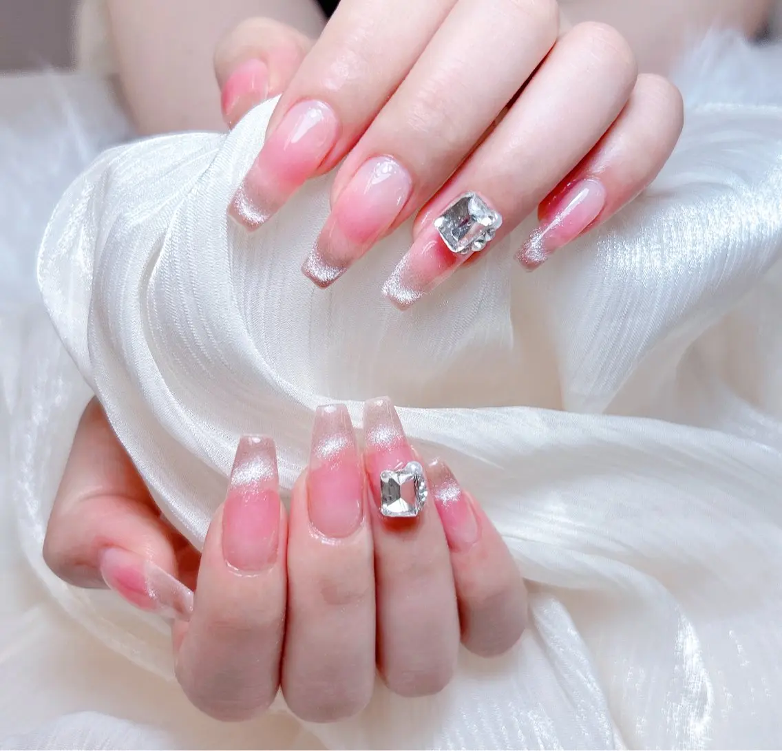 ネイル ハンドネイル M 🌷Nail 長さだし専門店のネイルデザイン