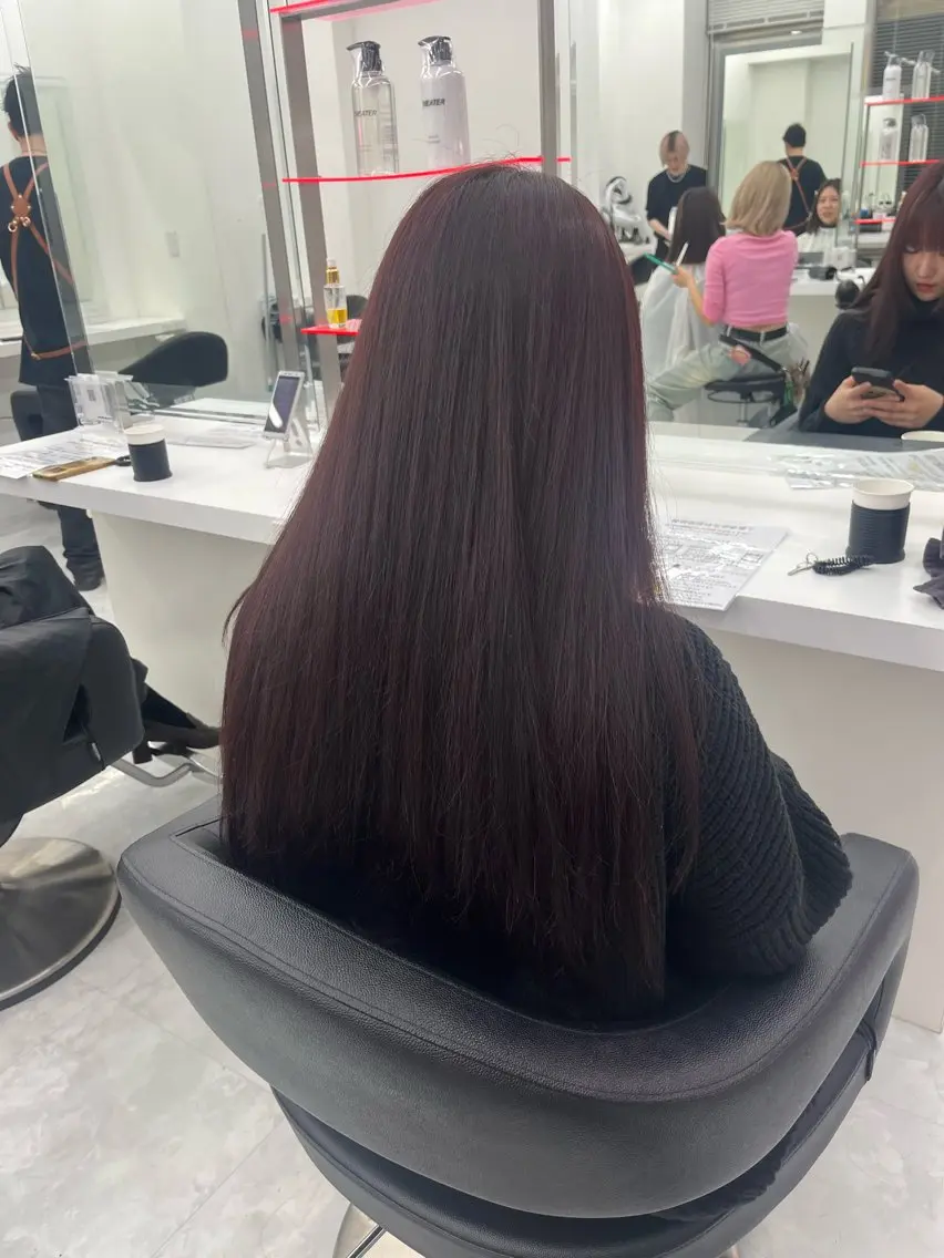ロング カラー パープルカラー ヘアカラー 💖トレンド春夏 カラー💖FUTAのヘアスタイル