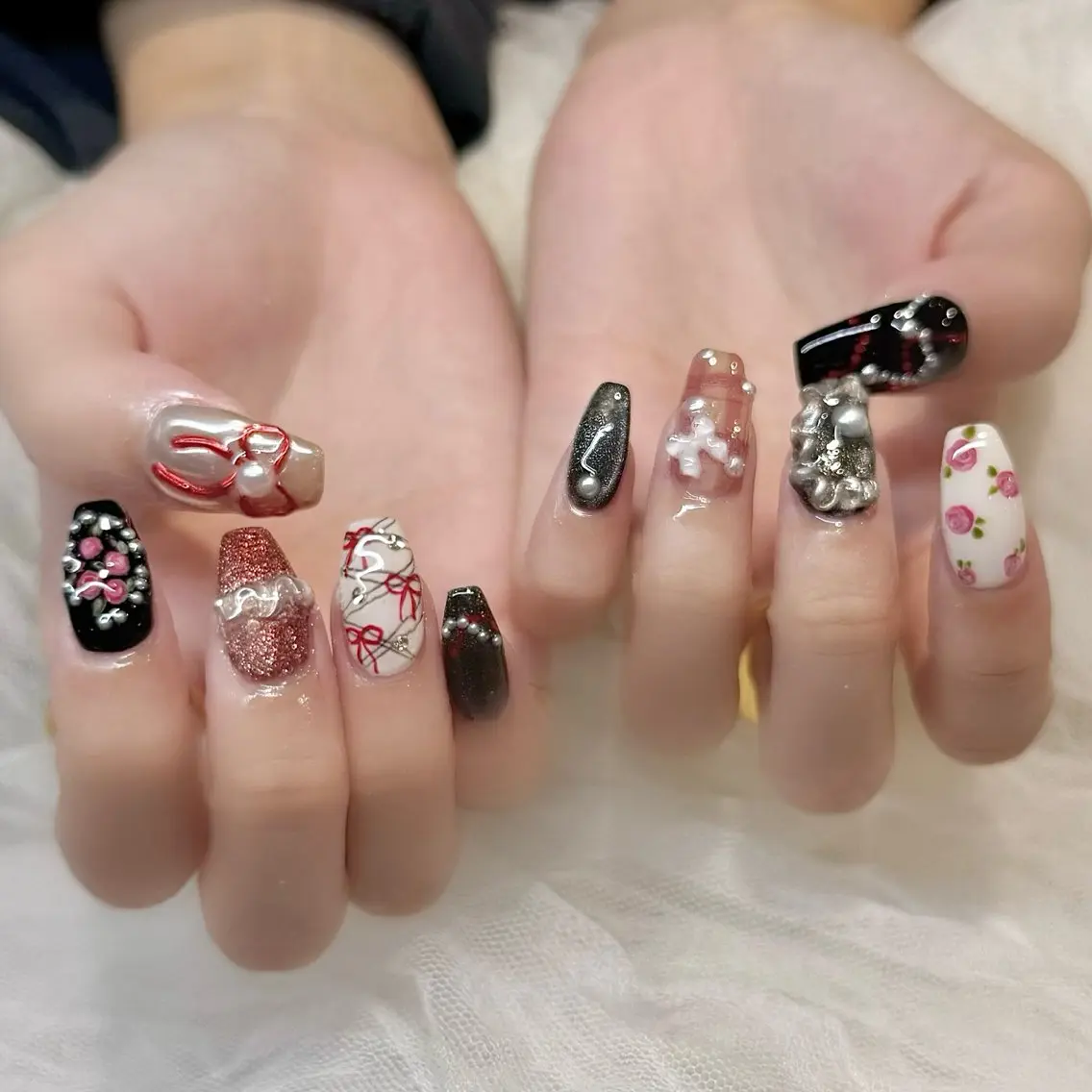 ネイル ハンドネイル 新井 ひなののネイルデザイン