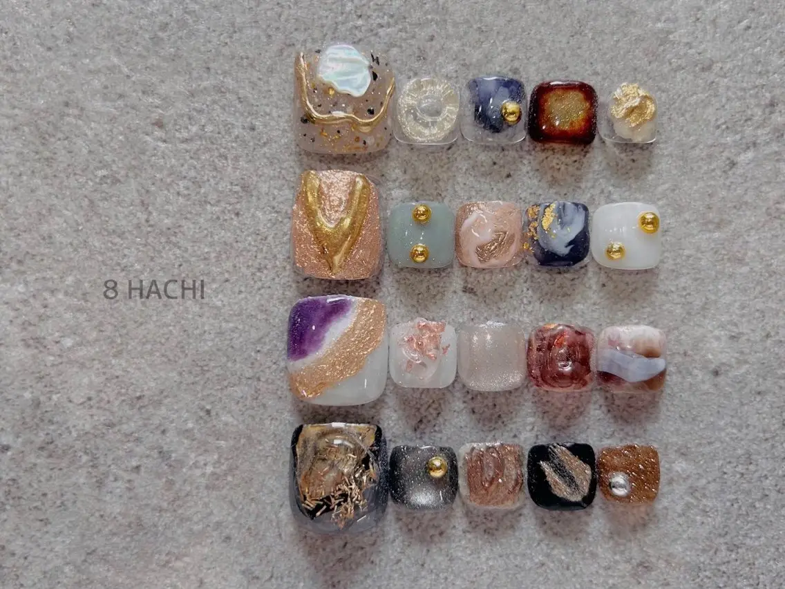 ネイル 亀戸8 HACHI スタッフのネイルデザイン