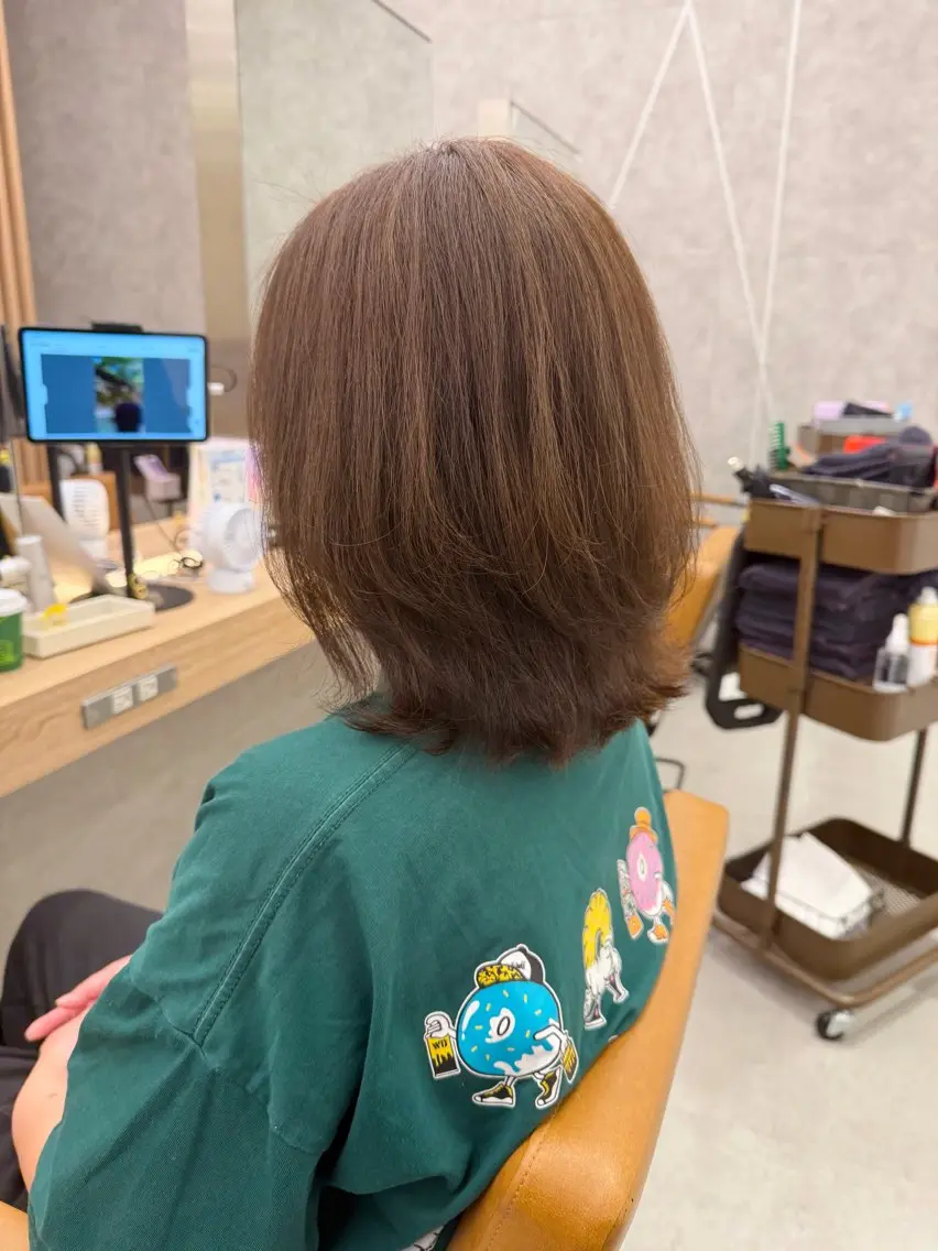 ミディアム カット ヘアカラー 【PD VISEO】 GENKIのヘアスタイル