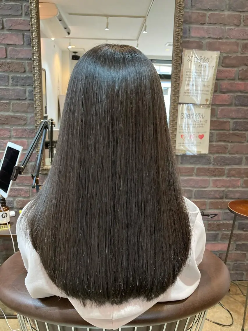 【🎀ご来店2・3回目のお客様】髪質改善カラーエステシャンプーブロー込み*の写真