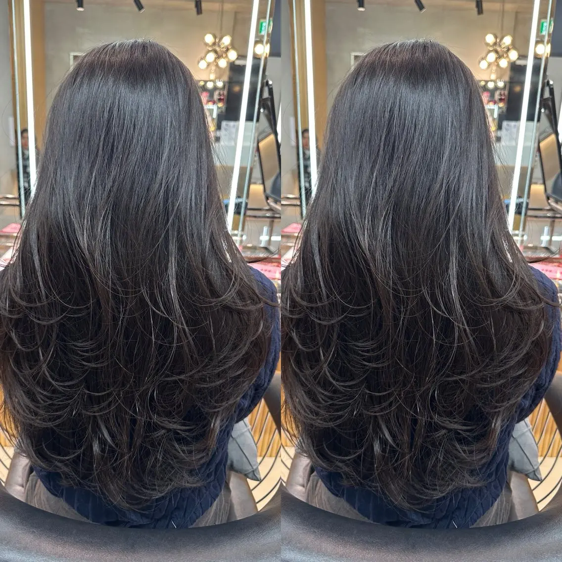 ロング カット ヘアカラー トリートメント ✨髪質改善特化✨副 店長椎葉信乃介のヘアスタイル
