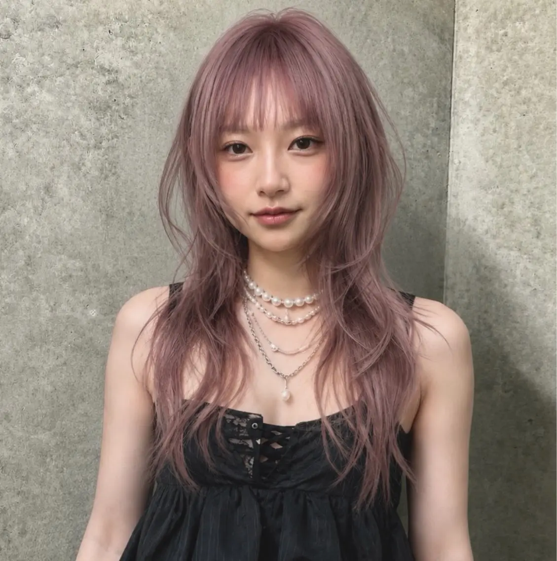 ミディアム カラー ヘアカラー 🎀ミク🎀/ハイト ーン/デザインカラーのヘアスタイル