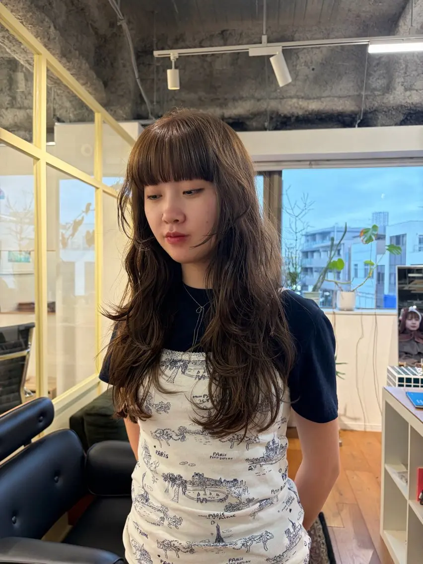 ロング カラー ヘアカラー ❕マンツーマン施術❕ 🍊Moemiのヘアスタイル