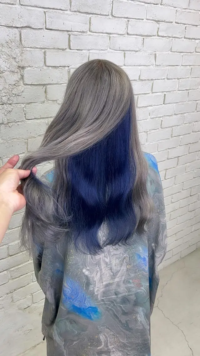 🌈ケアインナーブリーチ+ケアカラー+トリートメントの写真