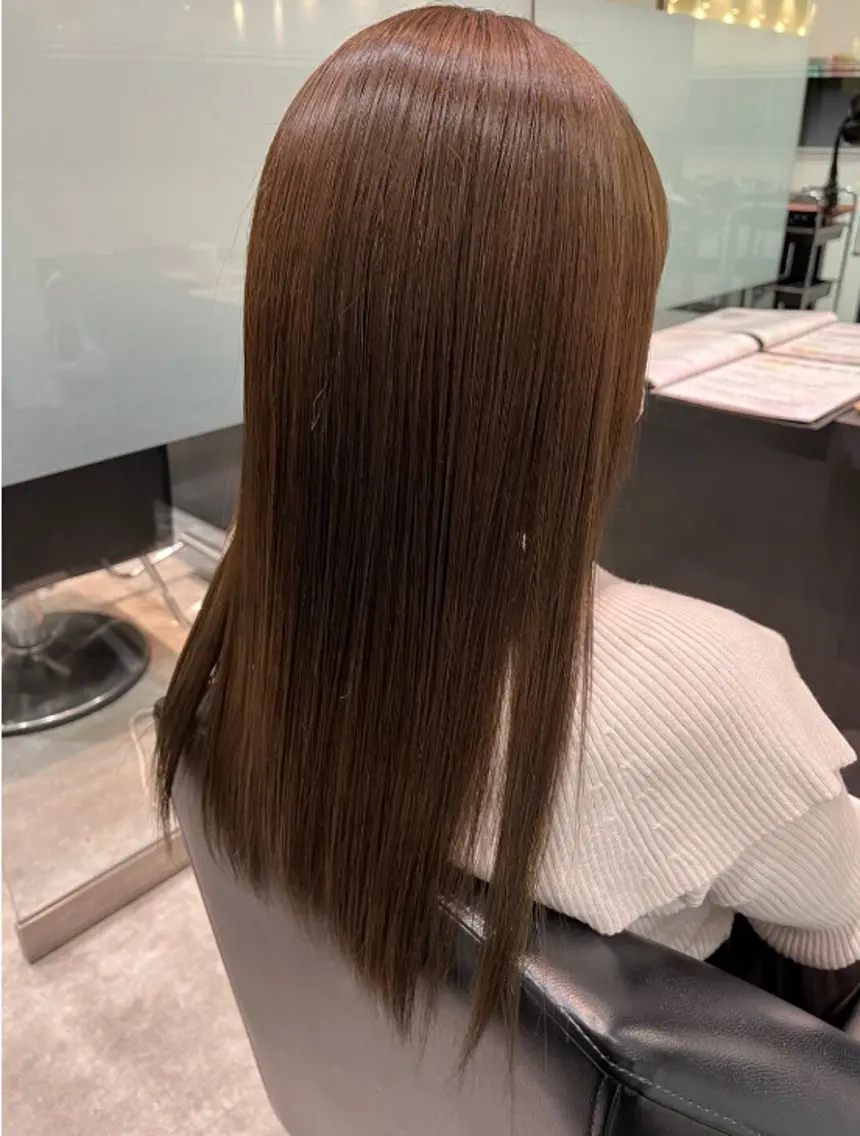 カット＋髪質改善カラー＋Aujuaの写真