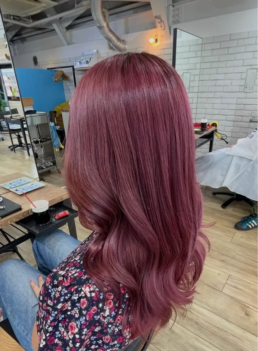 セミロング 天谷 桂子のヘアスタイル