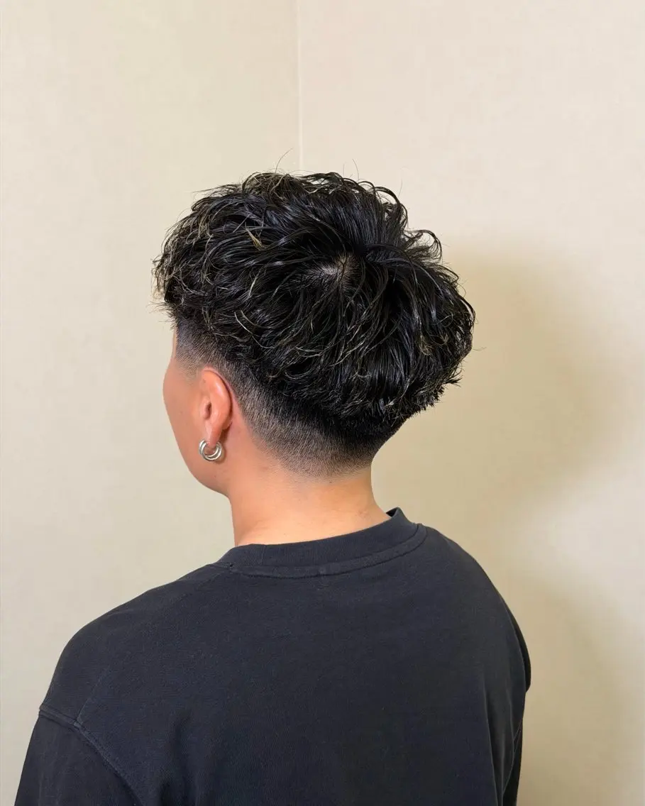 ショート パーマ メンズ room四日市店 BASED/SOTAのヘアスタイル
