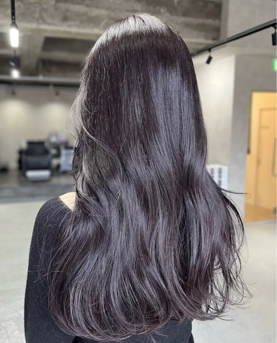 ロング カラー ヘアカラー 鶴巻 智樹のヘアスタイル