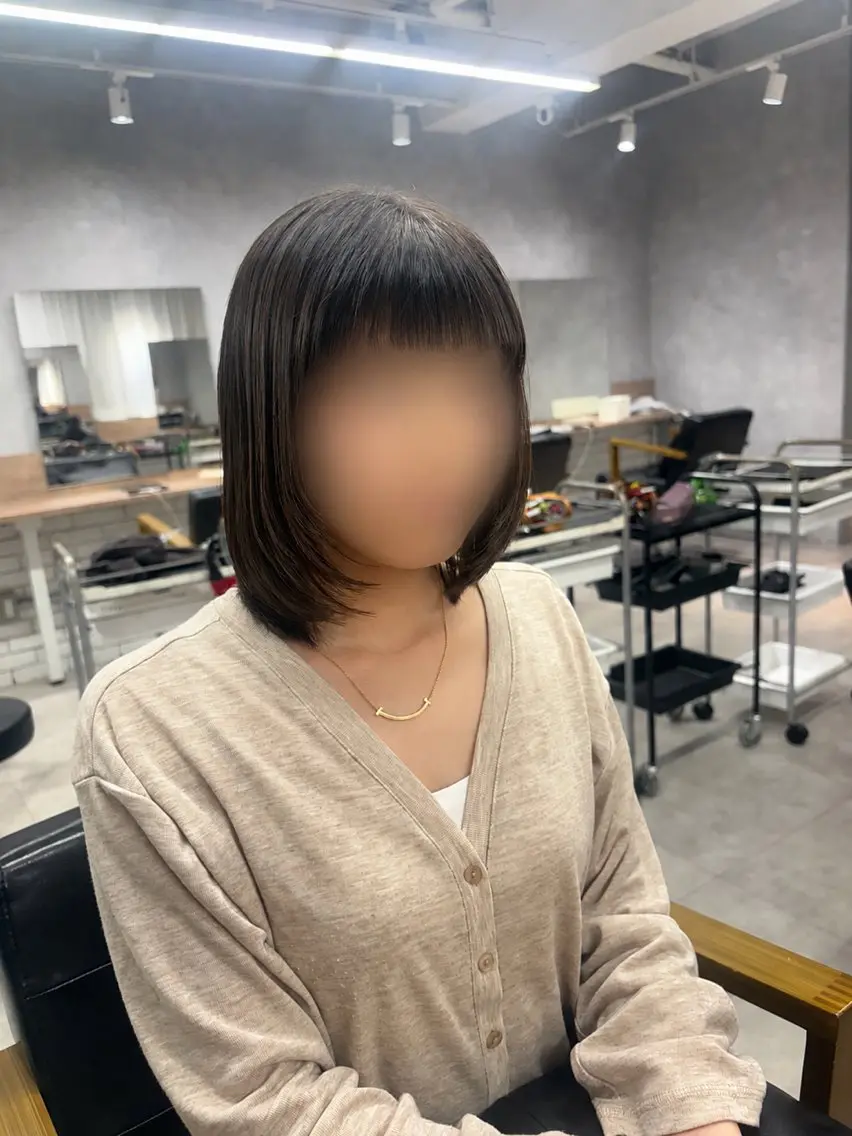 セミロング カラー ヘアアレンジ アッシュ アッシュブラウン ブラウンカラー 顔周りカット レイヤーカット レイヤーカット/ボブ /艶髪🫧ayaneのヘアスタイル