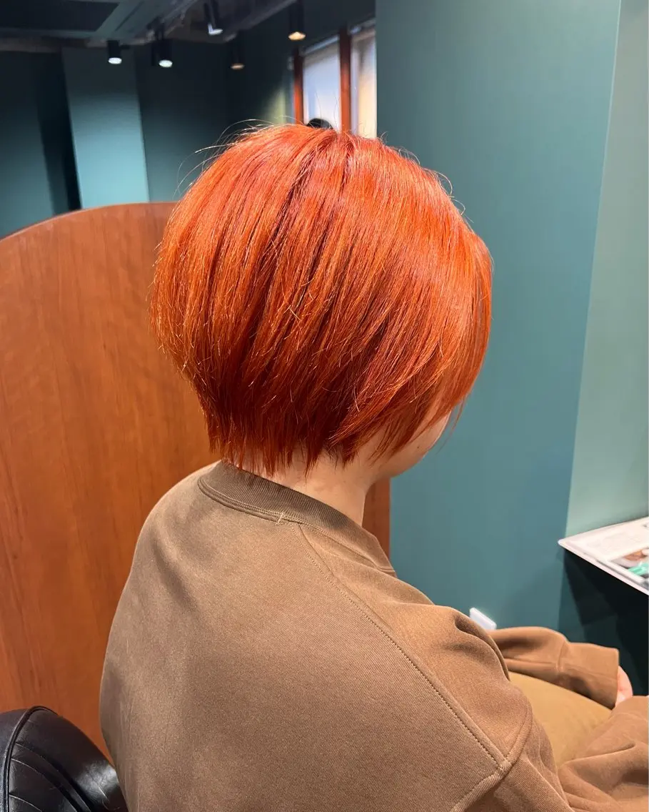ショート カット ヘアカラー トリートメント 美髪矯正/髪質改善 🌼 原田 愛弓のヘアスタイル
