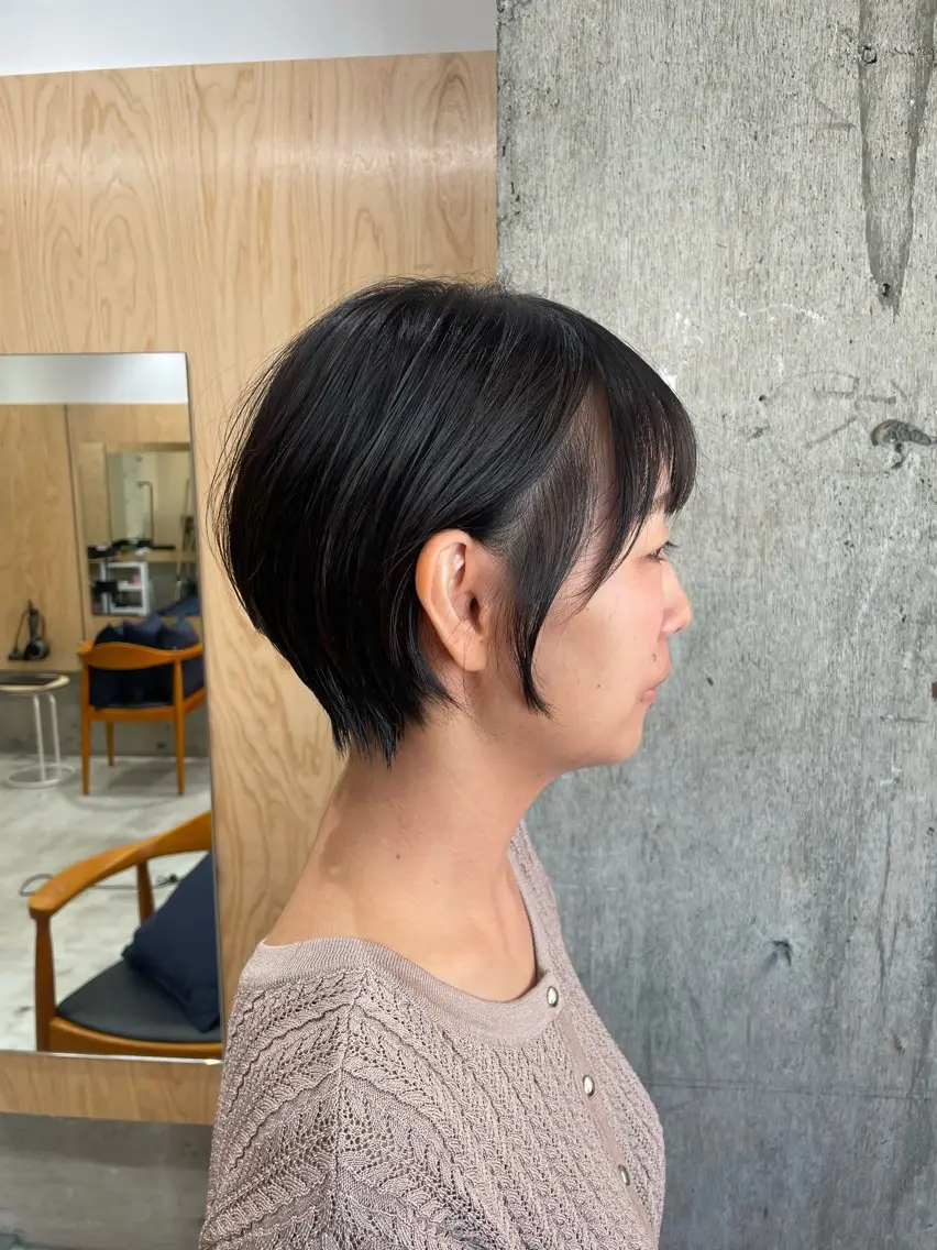 ショート カラー ショートボブ ブラウンカラー ボブ くびれヘア ショートヘア カット ヘアカラー トリートメント ヘッドスパ ✨ショート、ボブ✨ 奈良孝平のヘアスタイル