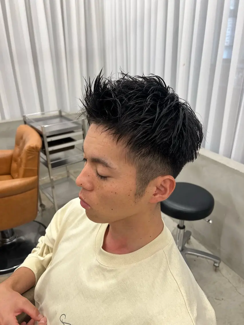ショート カット ヘアセット tomoメンズ特化 /パーマ/カットのヘアスタイル