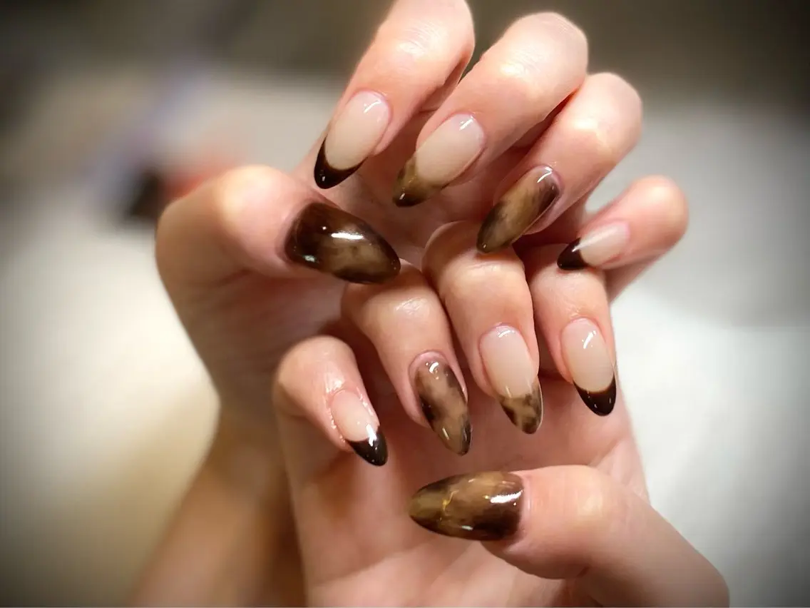 ネイル ハンドネイル LingK/nail 高士 翔子のネイルデザイン