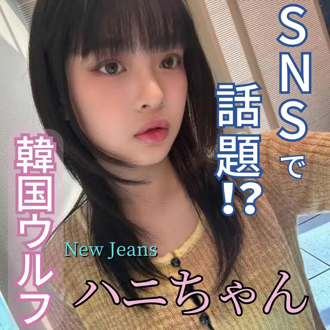 ミディアム カラー 韓国風ヘア ウルフカット ヘアカラー トリートメント 🫧小顔顔周りカット レイヤー/縮毛/白倉のヘアスタイル