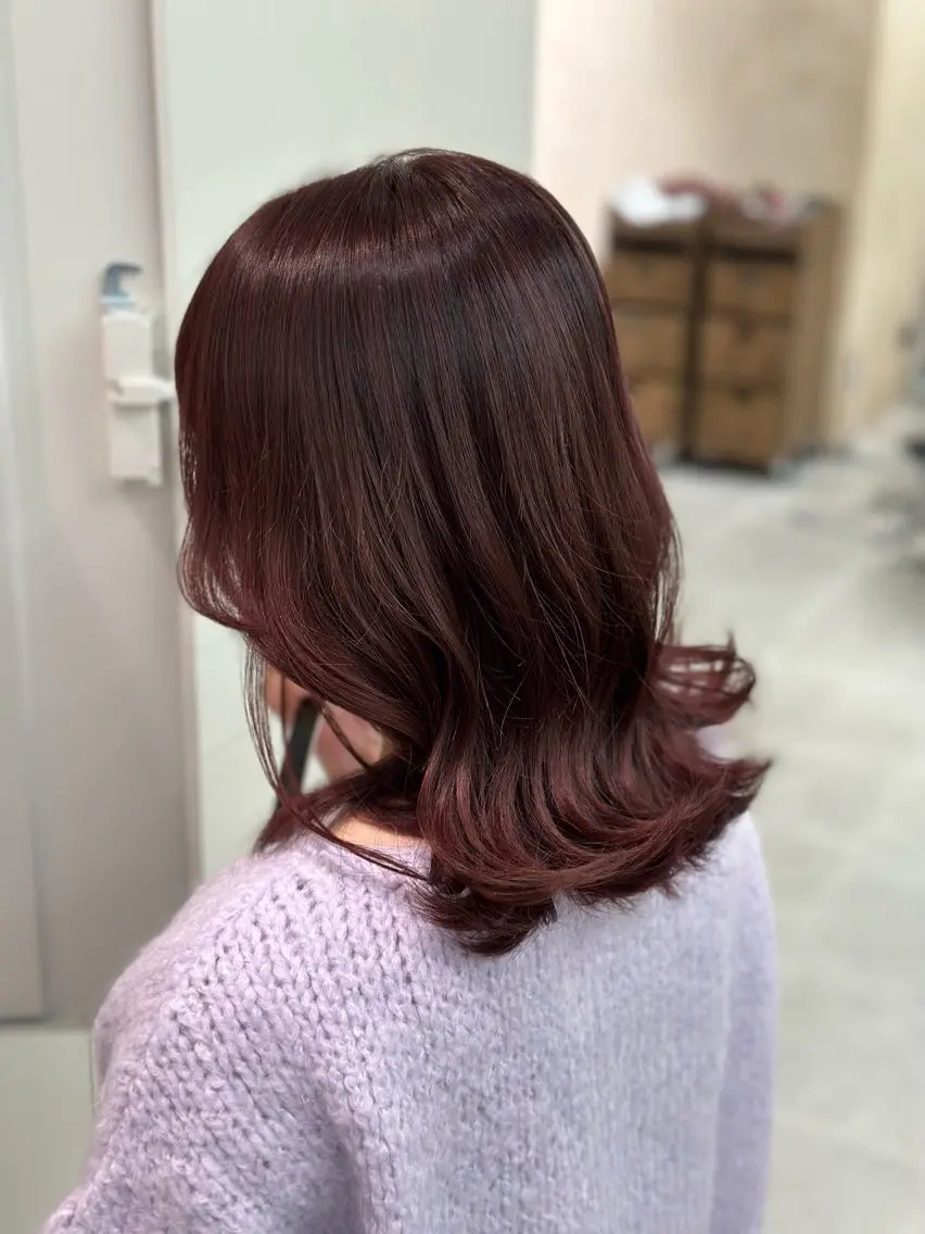 ミディアム カラー 🤍透明感カラー🤍 Moeのヘアスタイル