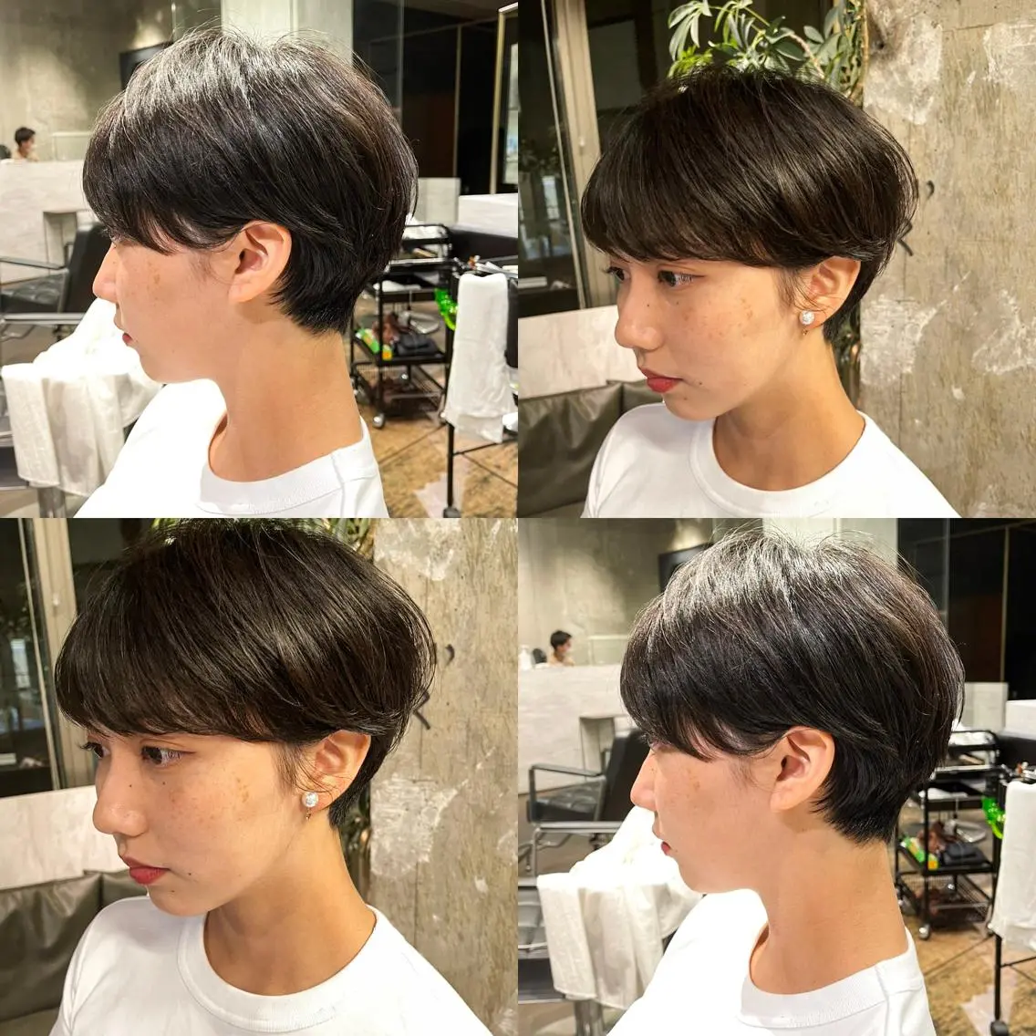 ショート レイヤー特化/小顔顔 周り/セノ/表参道のヘアスタイル