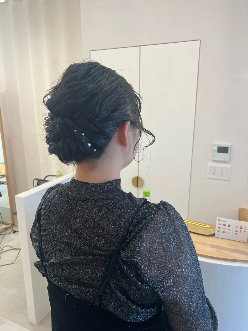 セミロング ヘアセット yu koのヘアスタイル