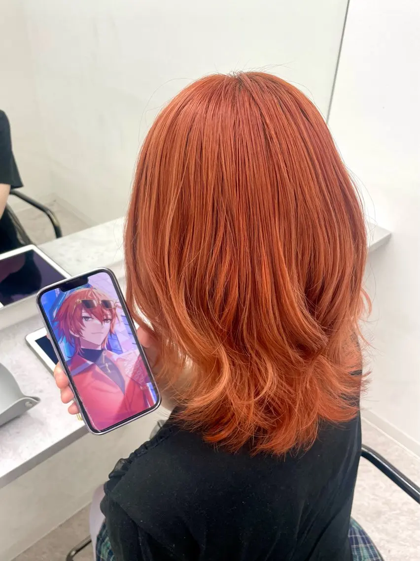 ミディアム カラー カット ヘアカラー 推しカラー美容師 Yukino🌈のヘアスタイル