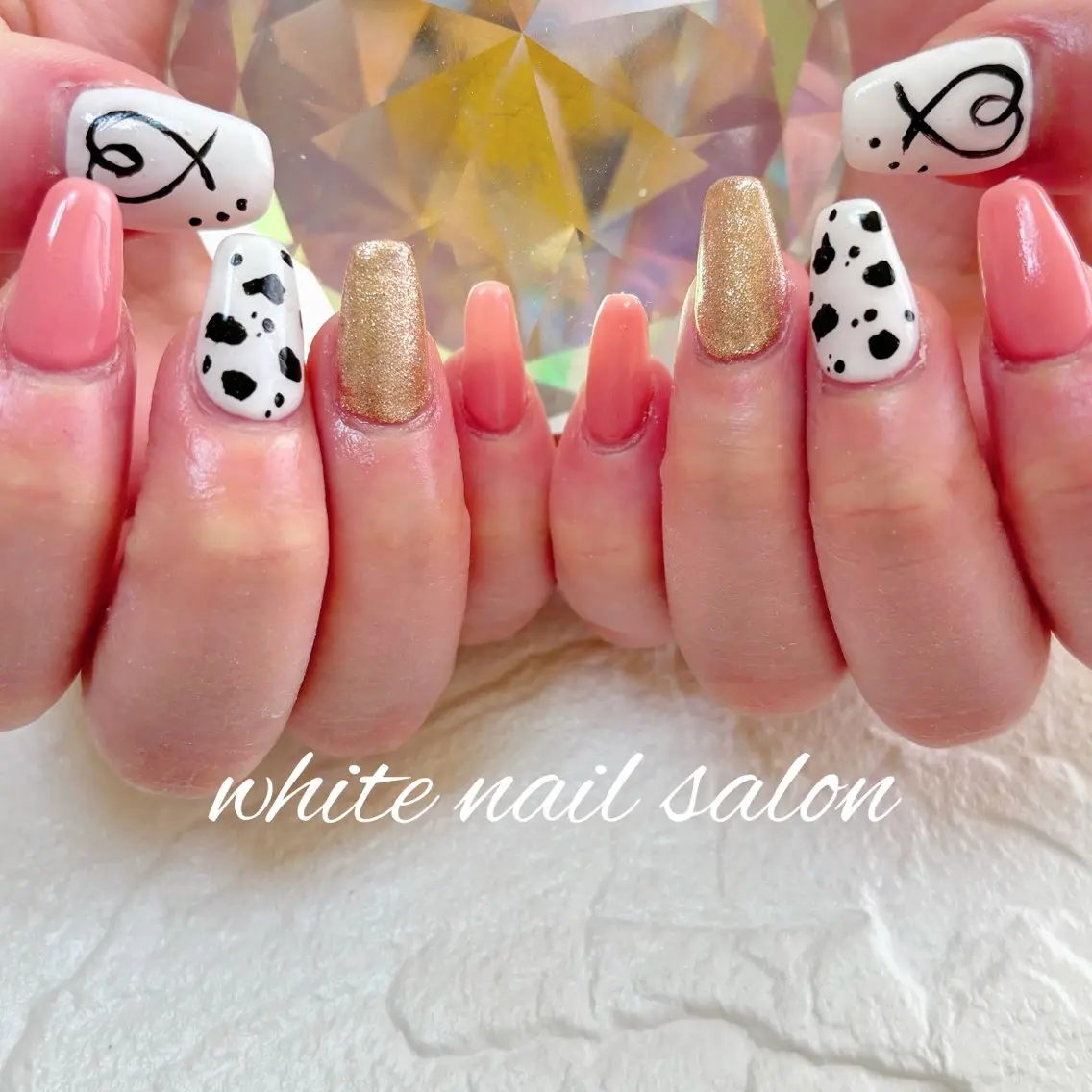 ネイル フットネイル ハンドネイル white nail salonのネイルデザイン