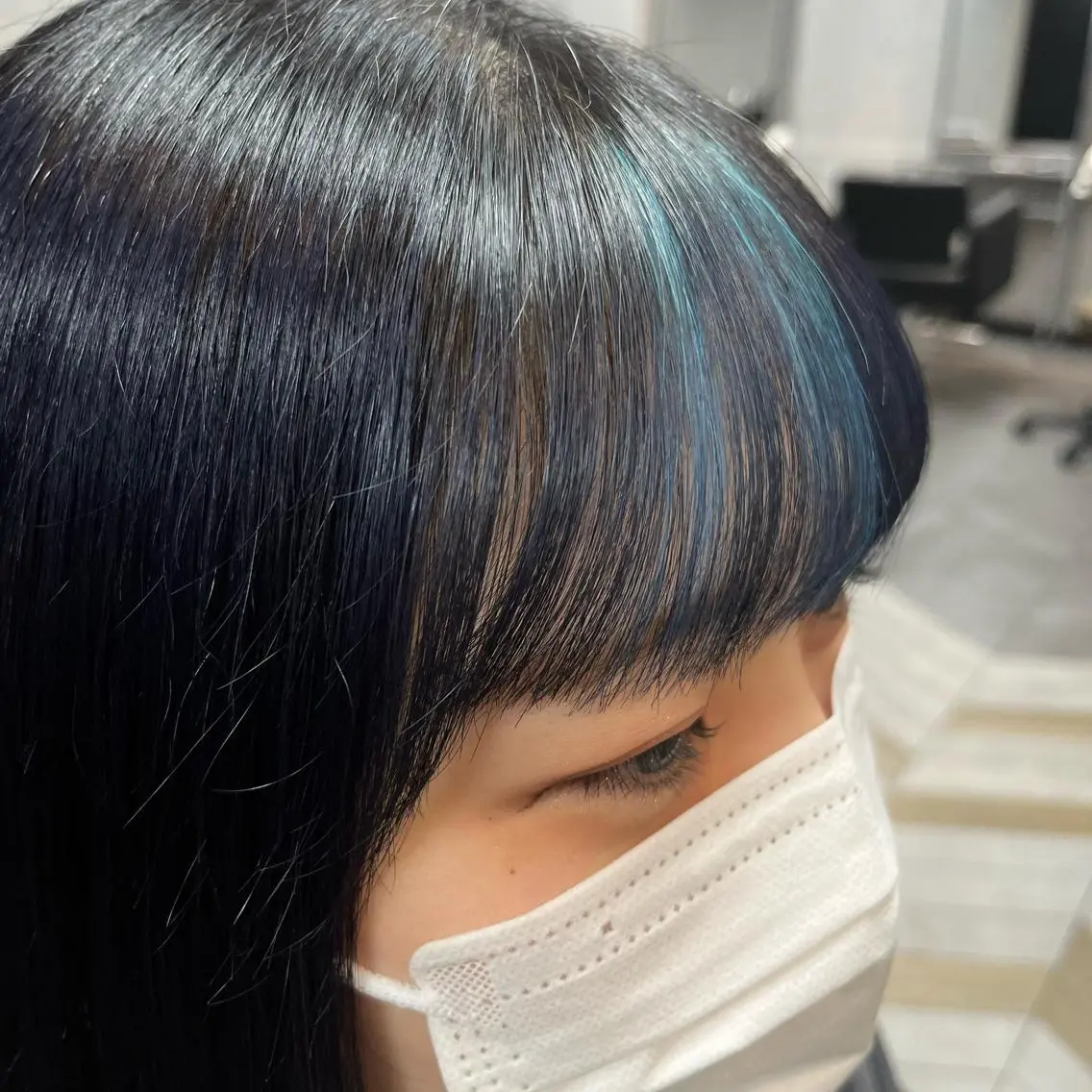 【 ✝️ インナー,デザインカラー 】（1回ブリーチ+ 2色以上）の写真
