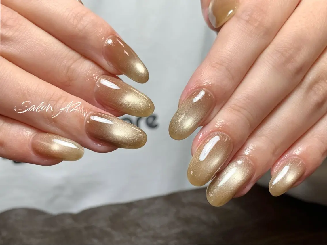 ネイル アートネイル 長さ出し フットネイル フレンチネイル ジェルネイル salon AZのネイルデザイン