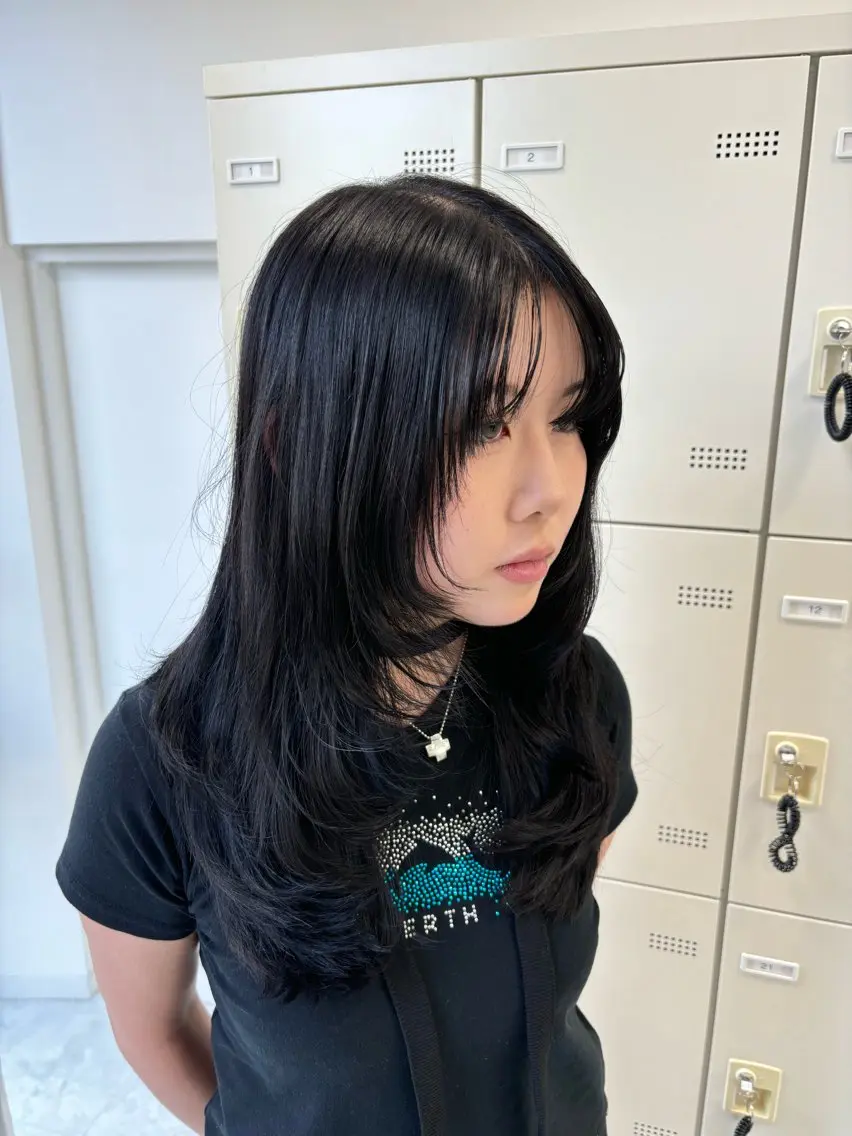ロング カット ヘッドスパ ヘアセット 🫧韓国風透明感 ヘア🫧towaのヘアスタイル