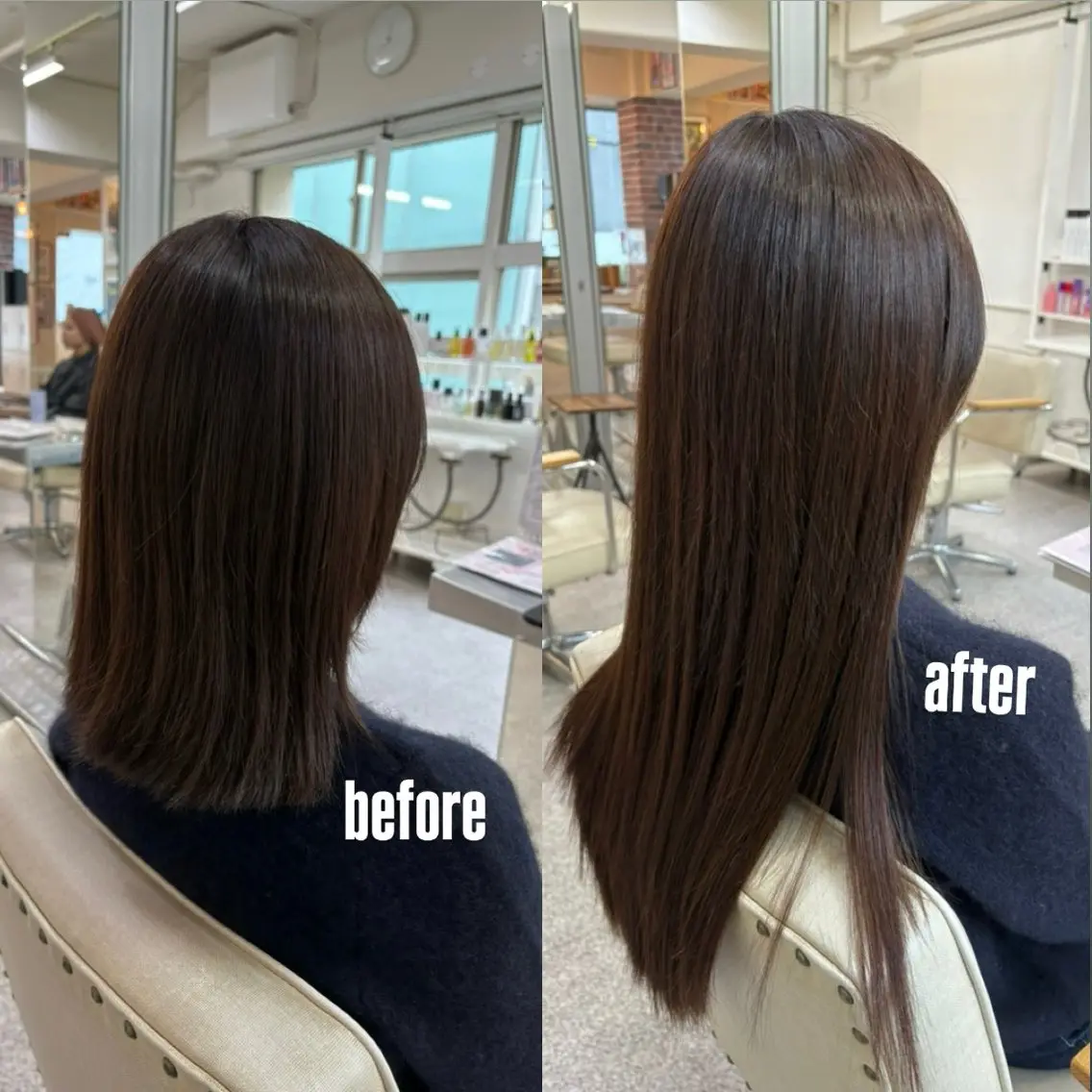 【韓国utip羽エクステ80本】🪽自然な仕上がり・ナチュラルロングヘアにしたい方オススメ🪽の写真