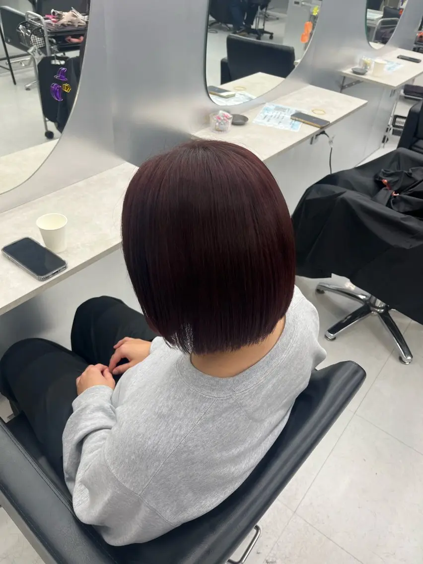 カラー pink hair 🩷mayu🩷のヘアスタイル