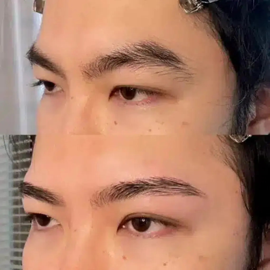 【メンズ限定】🌼眉スタイリング（ワックス、毛抜き）🌼池袋店 モデル 練習の写真