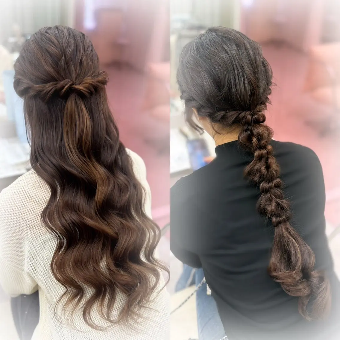 【ヘアアレンジ🎀】ハーフアップor編みおろし限定✨️の写真