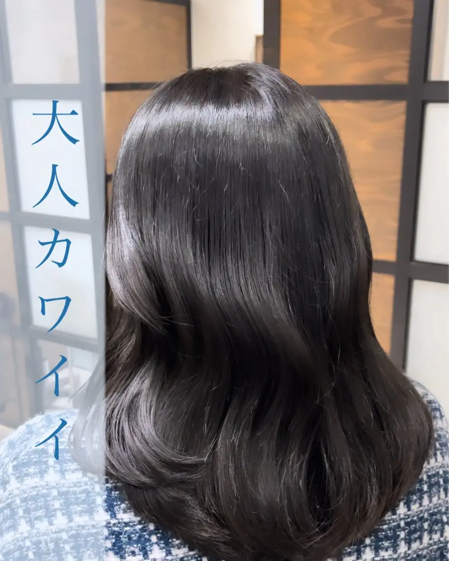 ミディアム 朝5分でキマる艶髪 /ヤマダのヘアスタイル