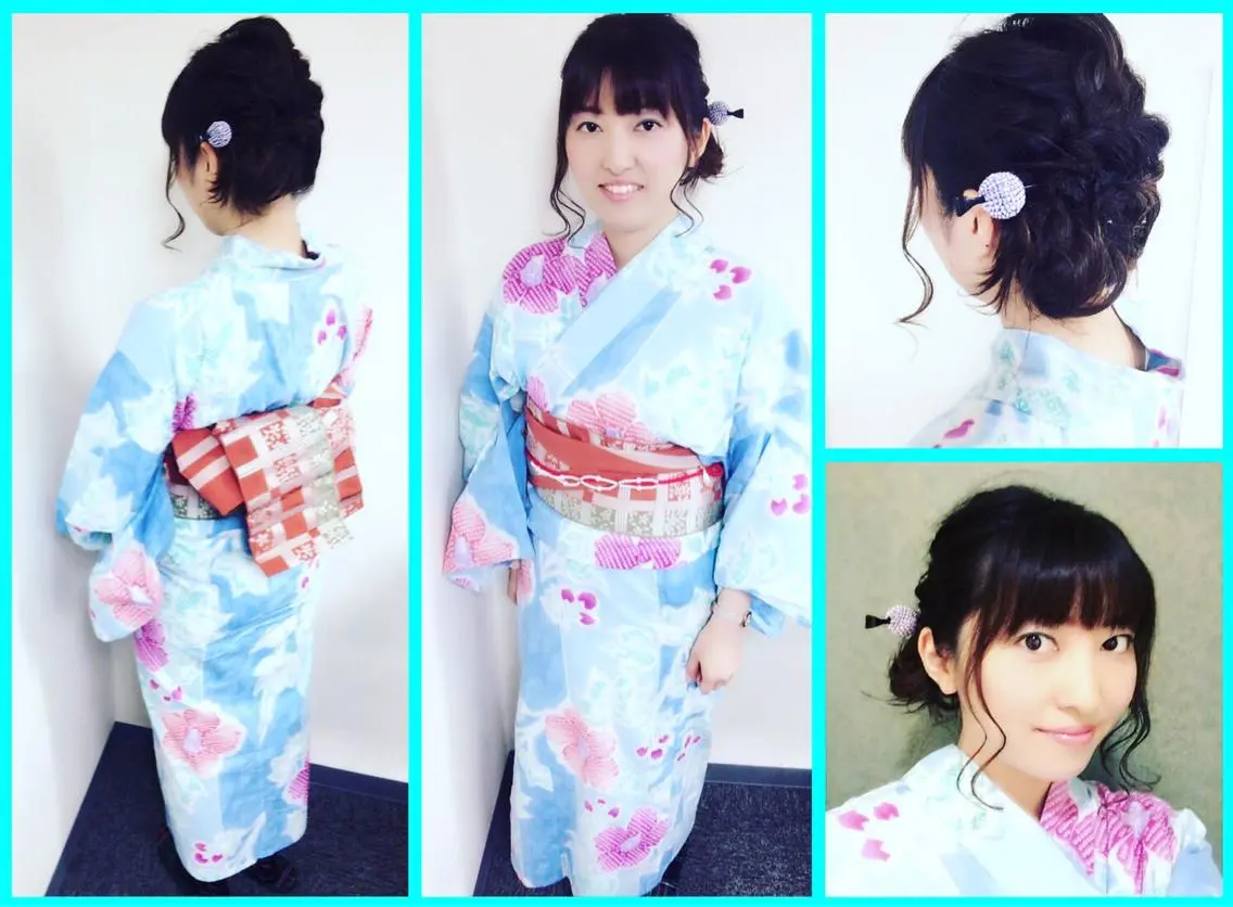 ヘアアレンジ 浴衣 中原 梨沙のヘアスタイル