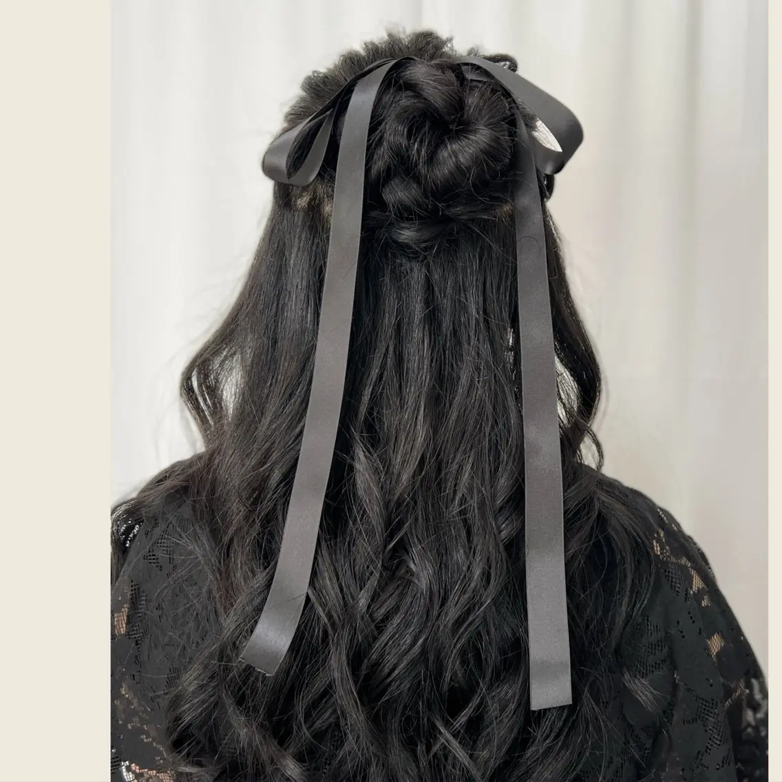 ヘアアレンジ ハーフアップ お団子ヘア ヘアセット 川崎ヘアメイク🪞 CHATEAUのヘアスタイル