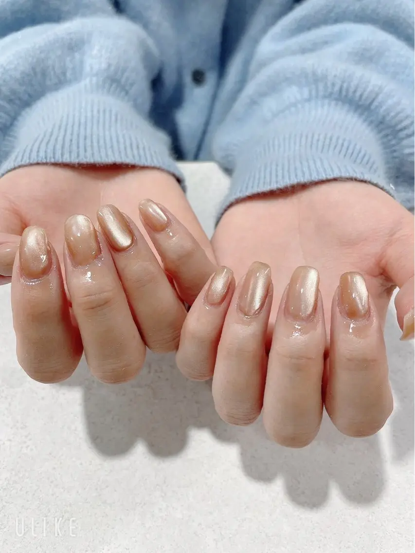 ネイル ジェルネイル マグネットネイル ニュアンスネイル オフィスネイル パラジェル tete nailstudioのネイルデザイン