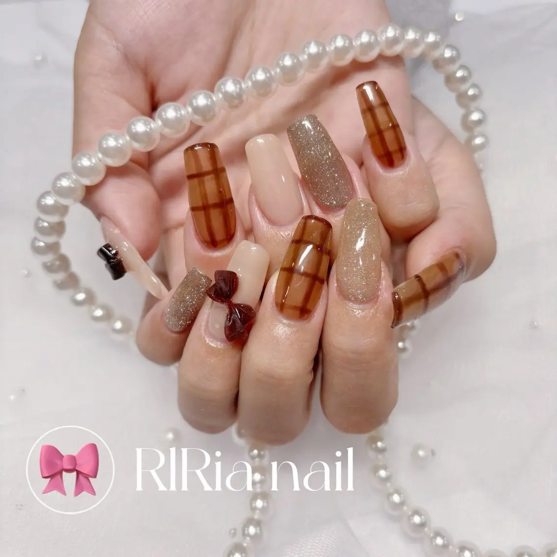 ネイル ハンドネイル 🎀RINA RIrianailのネイルデザイン