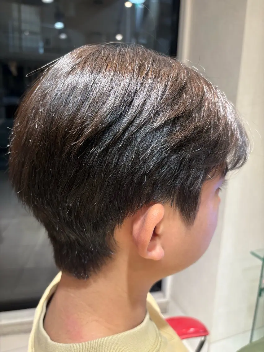 ショート メンズ ダウンパーマ メンズパーマ ヨウコ YOKOのヘアスタイル
