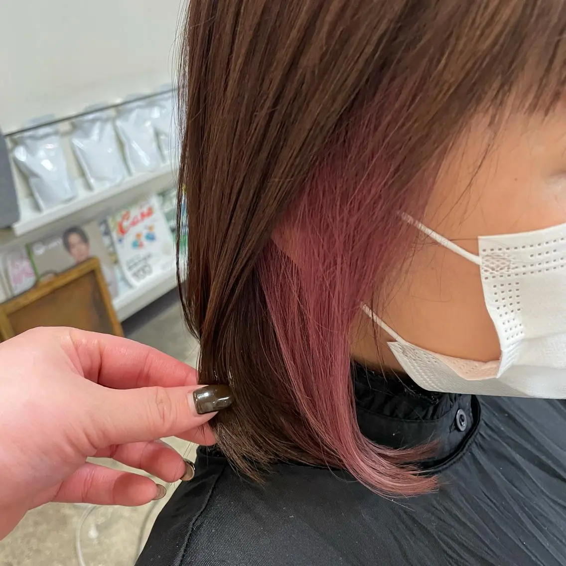 ショート カラー 北川 智海のヘアスタイル